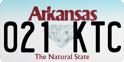 AR license plate 021KTC