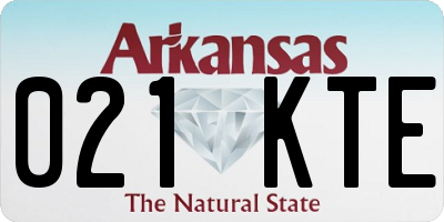 AR license plate 021KTE