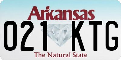AR license plate 021KTG