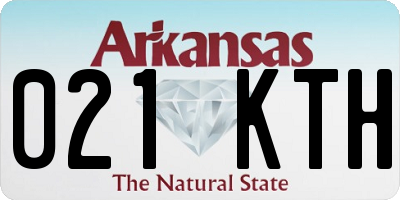 AR license plate 021KTH
