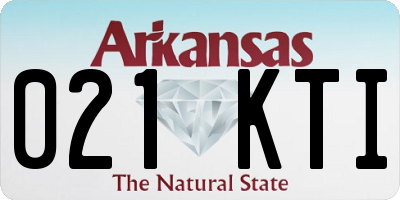 AR license plate 021KTI