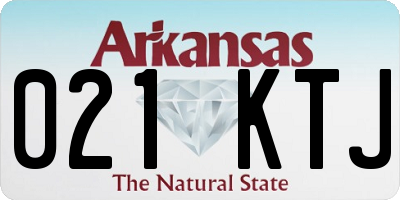 AR license plate 021KTJ