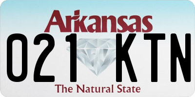 AR license plate 021KTN