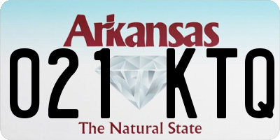 AR license plate 021KTQ