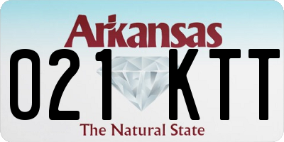 AR license plate 021KTT