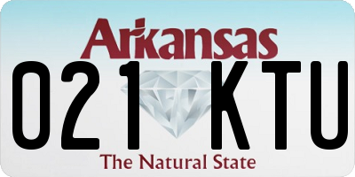AR license plate 021KTU