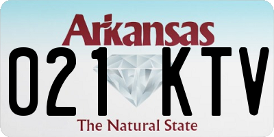 AR license plate 021KTV