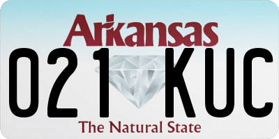 AR license plate 021KUC