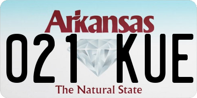 AR license plate 021KUE