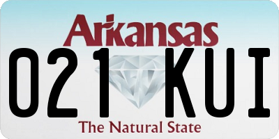 AR license plate 021KUI