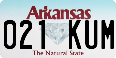 AR license plate 021KUM