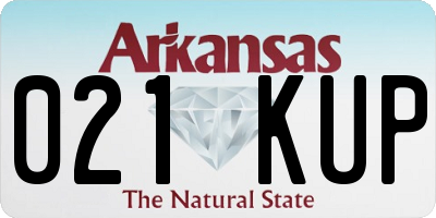 AR license plate 021KUP