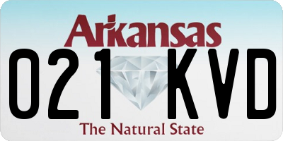 AR license plate 021KVD