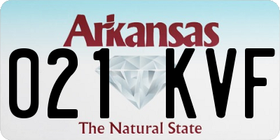 AR license plate 021KVF