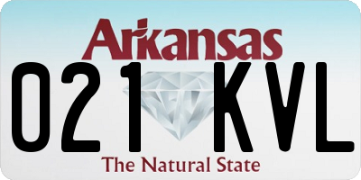 AR license plate 021KVL