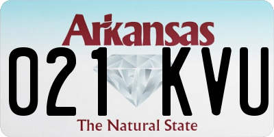 AR license plate 021KVU