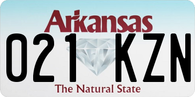 AR license plate 021KZN