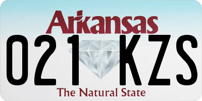 AR license plate 021KZS
