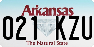 AR license plate 021KZU