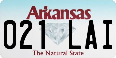 AR license plate 021LAI