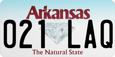 AR license plate 021LAQ