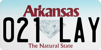 AR license plate 021LAY