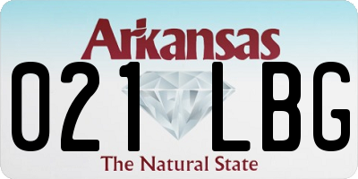 AR license plate 021LBG