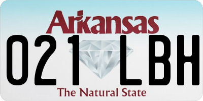 AR license plate 021LBH