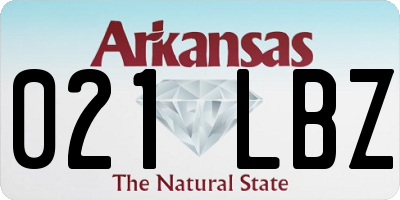AR license plate 021LBZ