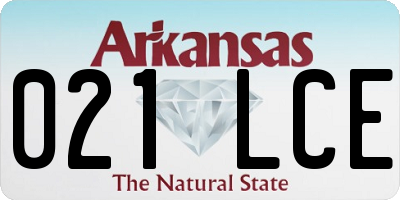 AR license plate 021LCE