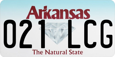 AR license plate 021LCG