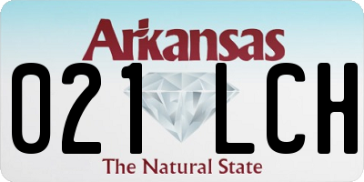 AR license plate 021LCH