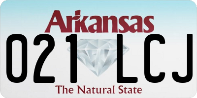 AR license plate 021LCJ