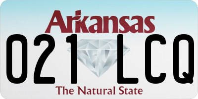 AR license plate 021LCQ