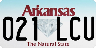 AR license plate 021LCU