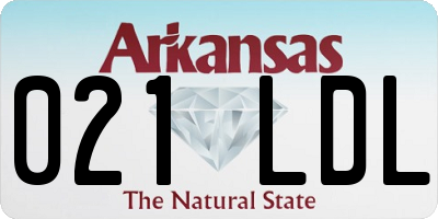 AR license plate 021LDL