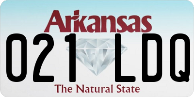 AR license plate 021LDQ