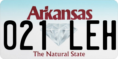 AR license plate 021LEH