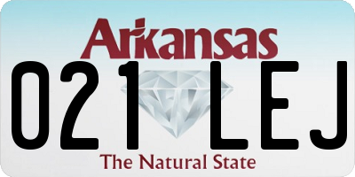 AR license plate 021LEJ