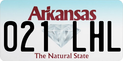 AR license plate 021LHL