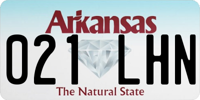 AR license plate 021LHN