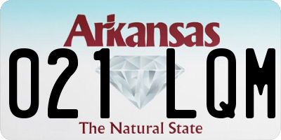AR license plate 021LQM