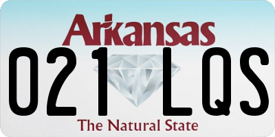 AR license plate 021LQS