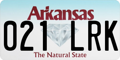 AR license plate 021LRK