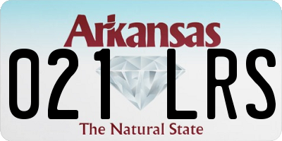 AR license plate 021LRS