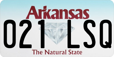 AR license plate 021LSQ