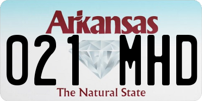 AR license plate 021MHD