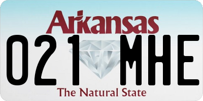 AR license plate 021MHE