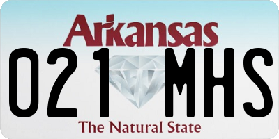 AR license plate 021MHS