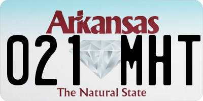 AR license plate 021MHT